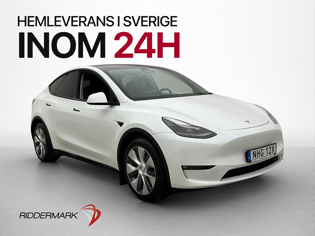 Tesla Model Y Long Range AWD MOMS Drag Pano Kamera Värmepump