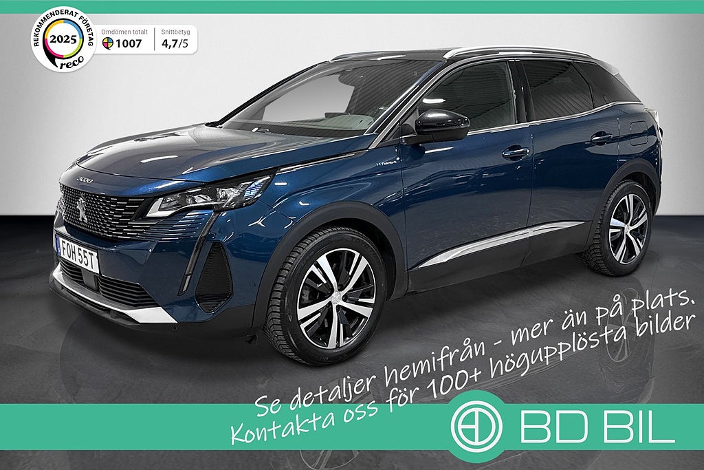 Peugeot 3008 PLUG-IN HYBRID4 GT-LINE AWD KAMERA NAVI