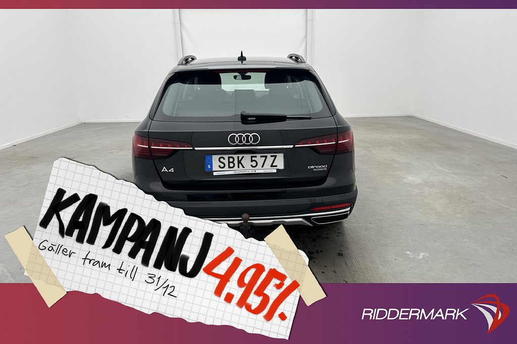 Audi A4 Allroad 40 TDI 204hk Quattro D-Värmare 4,95% Ränta