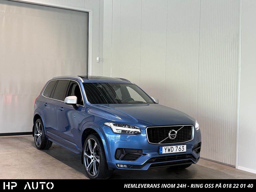 Volvo XC90 D5 AWD R-Design 7-sits Pano/360/Luftfj./Drag/HUD