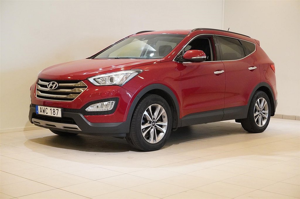 Hyundai Santa Fe Santa Fe 2.2 CRDi 197hk 4WD Automat Premium Dragkrok Läderklädse