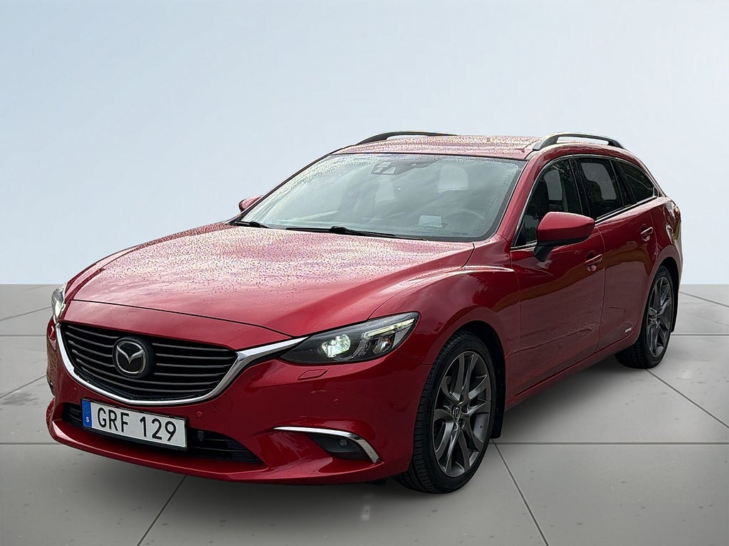 Mazda 6 Wagon 2.5 SKYACTIV-G 1 Ägare/Drag/MoK/BOSE/Full servad