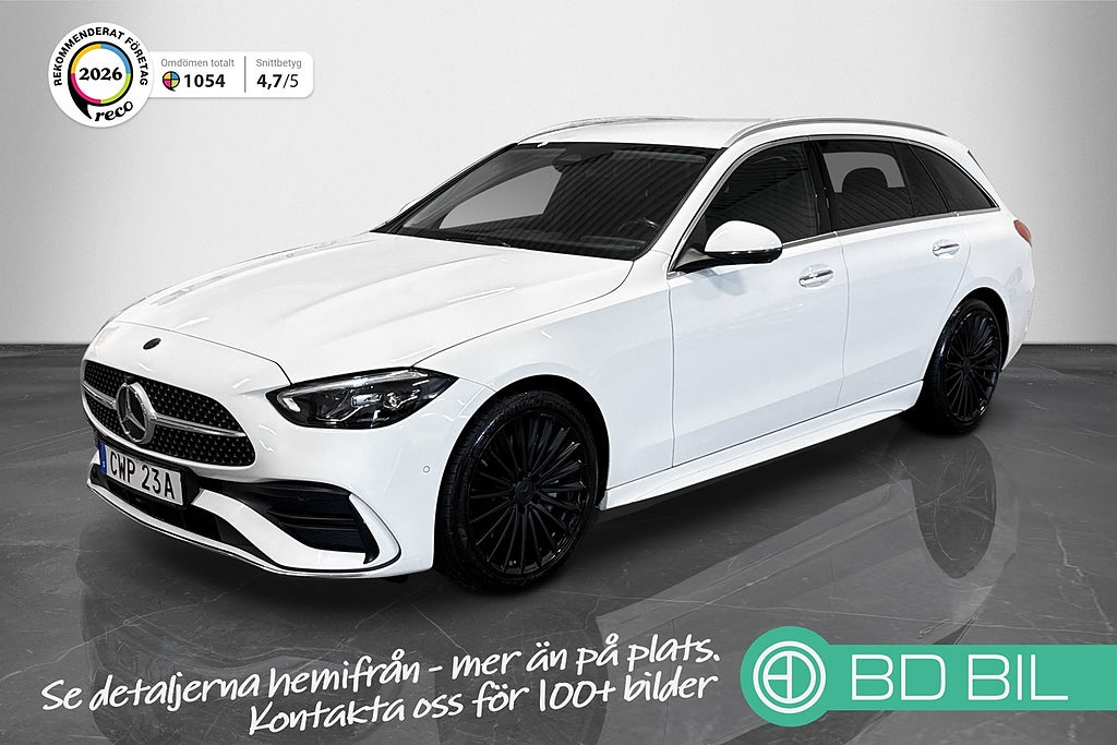 Mercedes-Benz C 220 T d AMG 360 KAMERA DRAG PANELBELYSNING