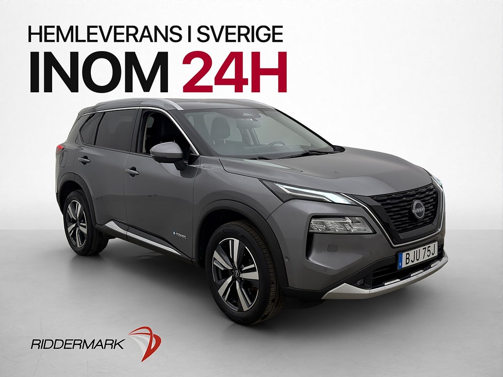 Nissan X-Trail e-4ORCE 214hk AWD 360° Skinn HUD CarPlay MOMS
