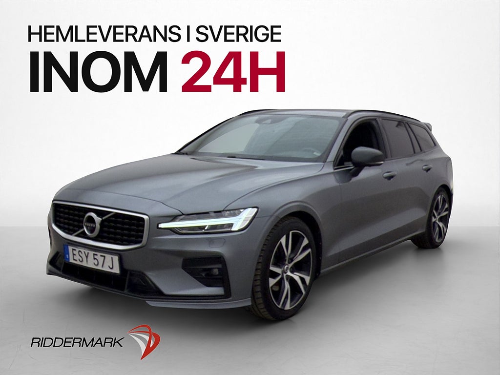 Volvo V60 D4 R-Design Kamrem-Bytt Pano H/K HUD 360° CarPlay