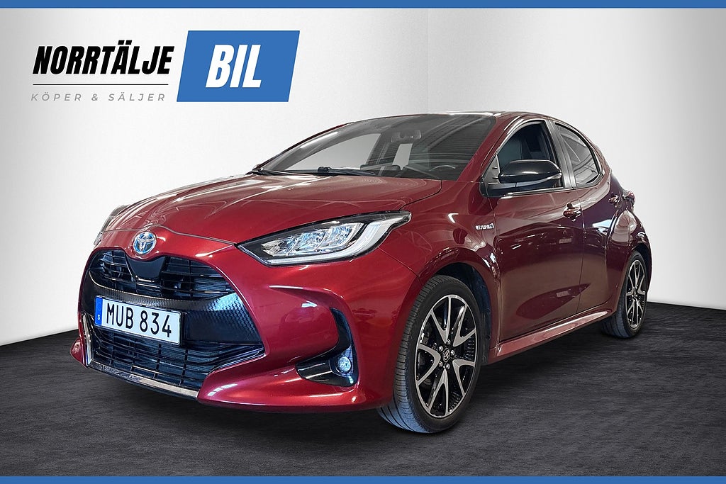 Toyota Yaris Hybrid CVT 116 HK STYLE 12 MÅN RELAX GARANTI NYSERV 17"