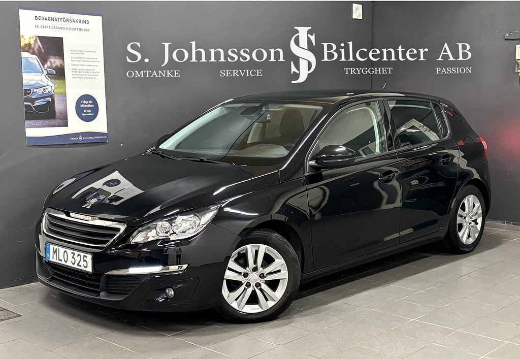 Peugeot 308 1.6 HDi Active |Nykamrem |Panorama |fr 1.124 mån