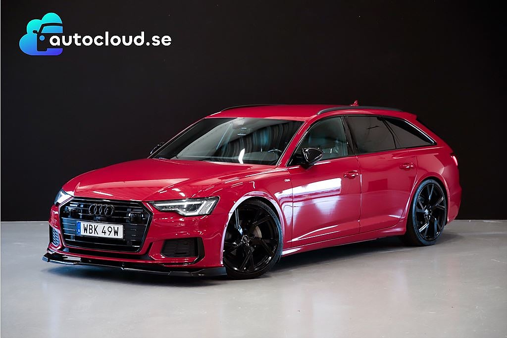 Audi A6 40 TDI Q S-Line RESERVERAD Garanti B&O Värmare Drag 360