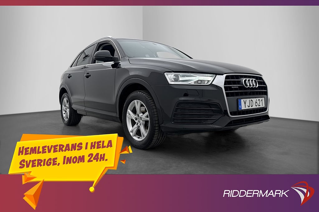 Audi Q3 2.0 TDI Quattro 150hk Proline P-Sensorer Farthållare
