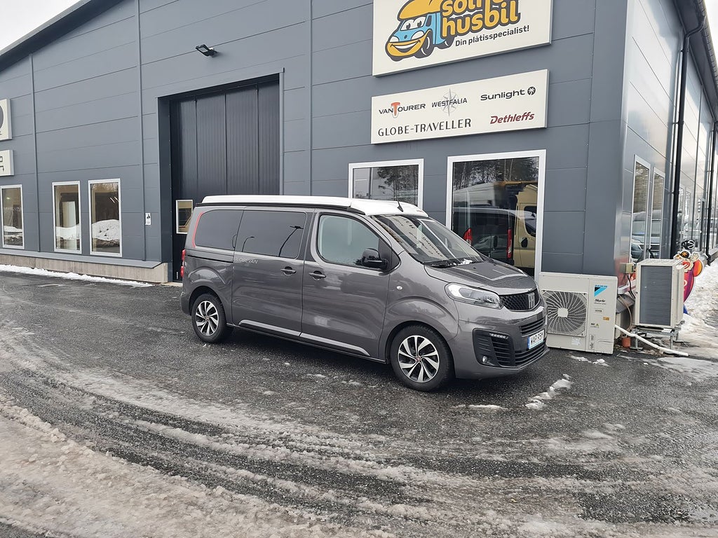 Dethleffs GlobeVan 4 platser, automat, 177 hk, dieselvärme, dragkrok