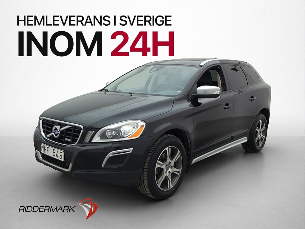 Volvo XC60 D5 AWD 215hk R-Design Värmare Pano Drag Skinn