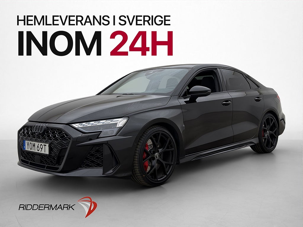 Audi RS3 Sedan Quattro 400hk RS-Avgas SONOS  Panorama HUD
