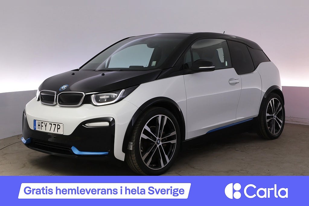 BMW i3s 120 Ah Charged Navi 20" Värmepump Snabbladdning