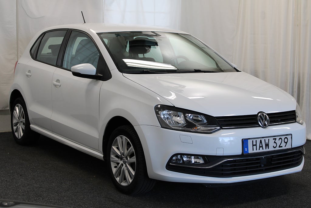 Volkswagen Polo 5-dörrar 1.2 TSI | Bluetooth | S&V-Däck | Euro 6 | 90hk