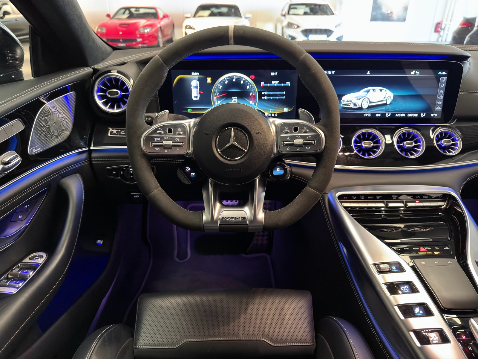 Mercedes-Benz AMG GT 63 S Coupé 4MATIC+ 639hk | Dynamic Plus 2020 - miniatyr 13