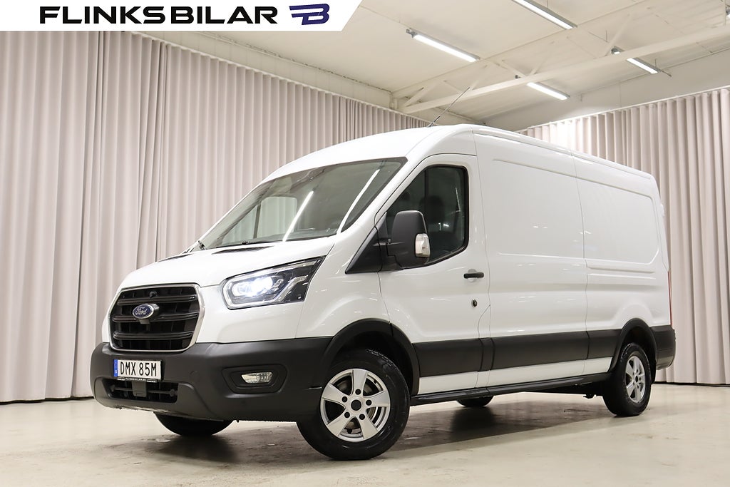 Ford transit 350 170HK L3H2 Drag LED Värmare Backkamera Moms