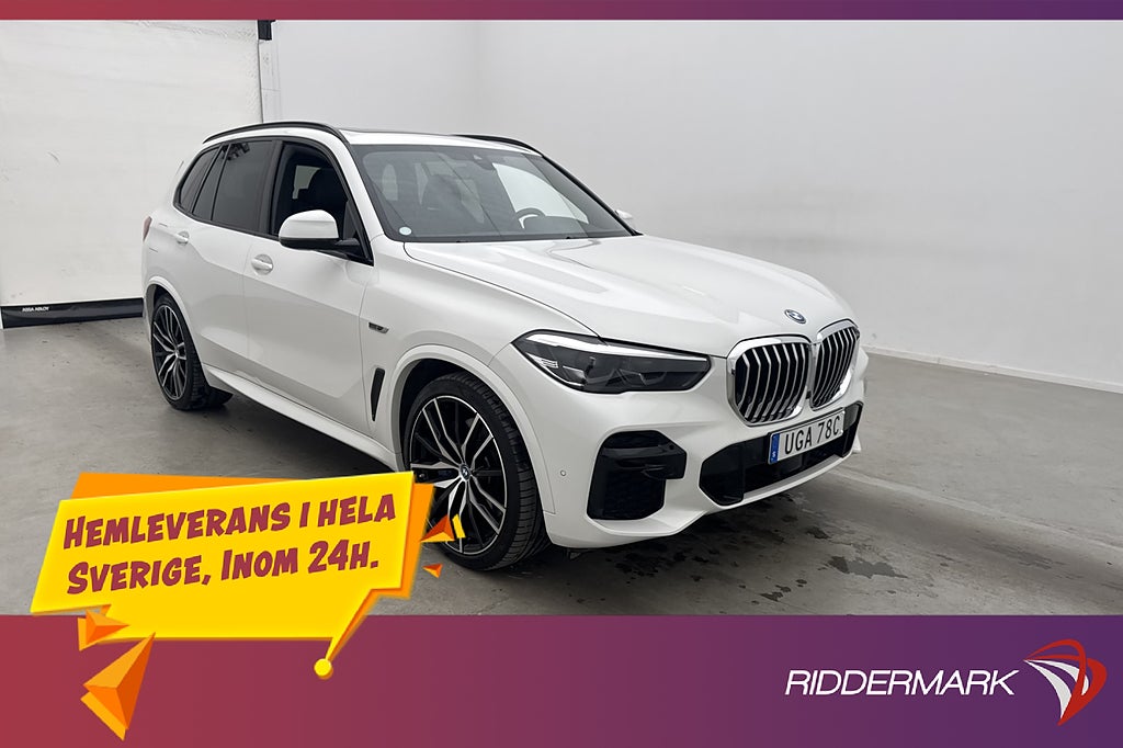 BMW X5 xDrive45e iPerformance M Sport Pano luftfjäd. 1-Ägare