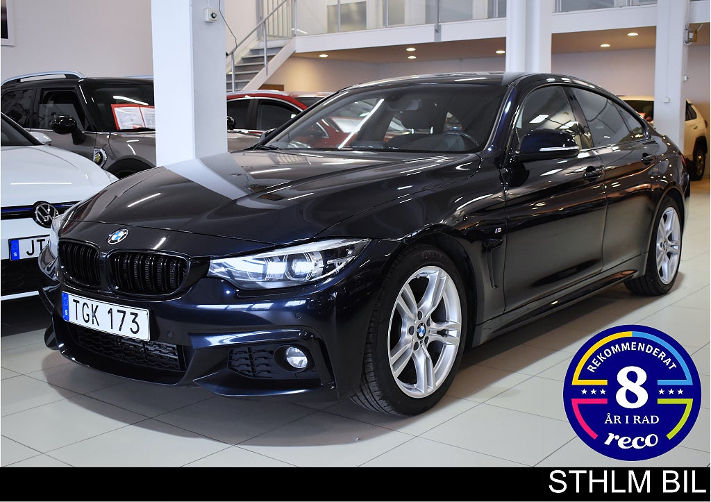 BMW 420 d Gran Coupé  M-Sport Navi LED 4,95% Ränta Euro 6