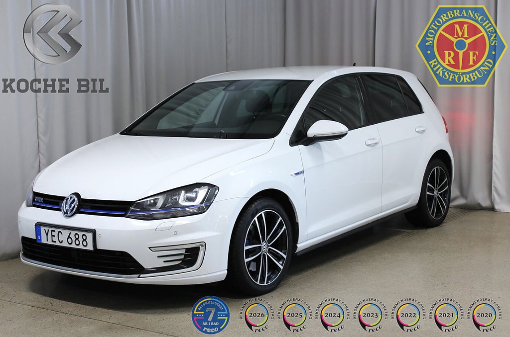 Volkswagen Golf GTE 1.4 TSI 204HK, Drag, B-Kamera, S&V-hjul, CarPlay