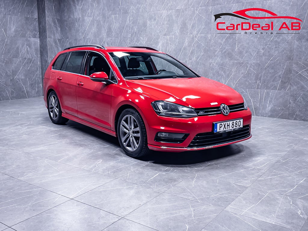 Volkswagen Golf Sportscombi 2.0 TDI 4M R-Line Värmare Kamera Drag PDC