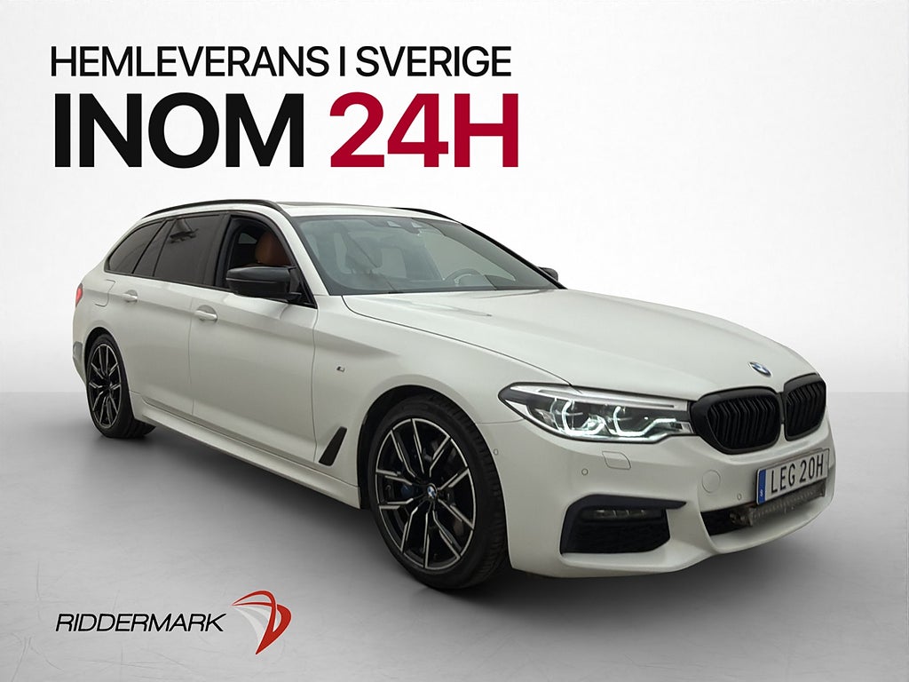 BMW 530D xDrive Touring M-Sport Pano H/K Dragkrok 360° Läder