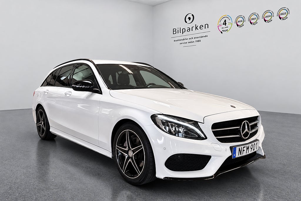 Mercedes-Benz C 200 T d 7G-Tronic Plus | AMG Line | Läder | Dragkrok