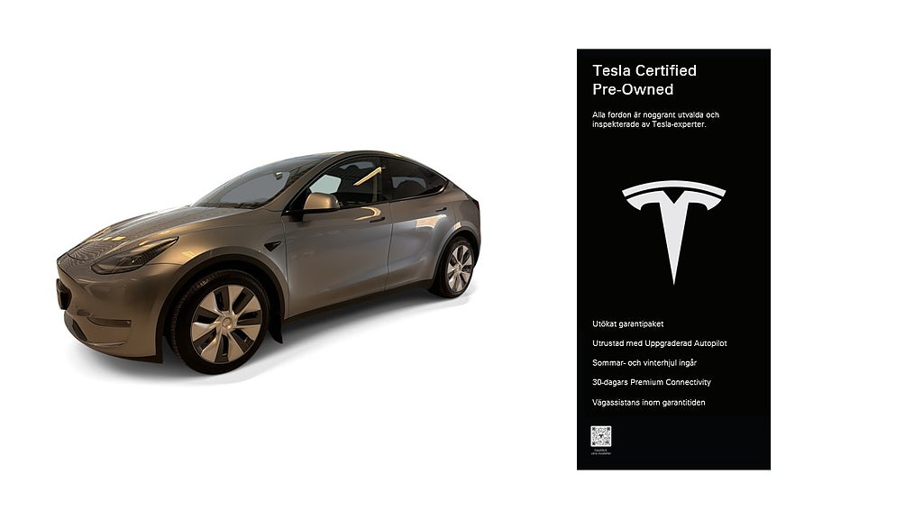 Tesla Model Y Long Range AWD Certified Pre-Owned 3,84% ränta