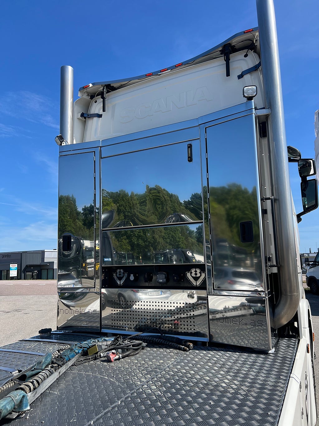 Scania S730 V8 6x2 Dragbil, Hydraulik, Klädd inredning