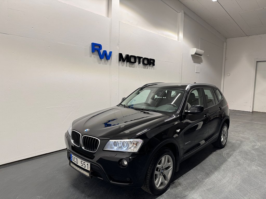 BMW X3 xDrive20d 184hk Dragkrok P-sensorer Farthållare 