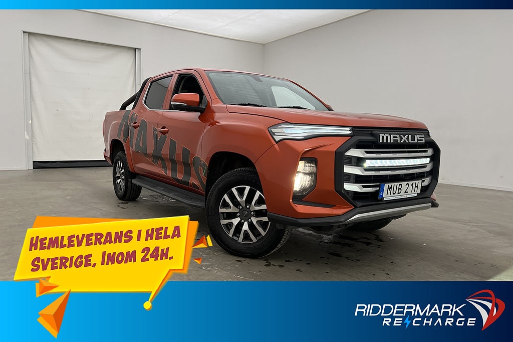 Maxus T90 EV 88.5 kWh 180hk B-Kamera Skinn CARPLAY Moms