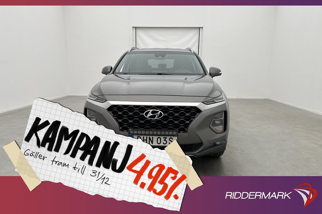 Hyundai Santa Fe 4WD Premium M&K-Värm Krell H 4,95% Ränta