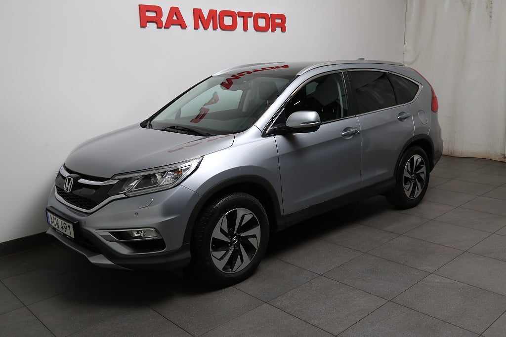 Honda CR-V 1,6 i-DTEC 160hk Executive AWD Aut Panorma Skinn Drag 2016