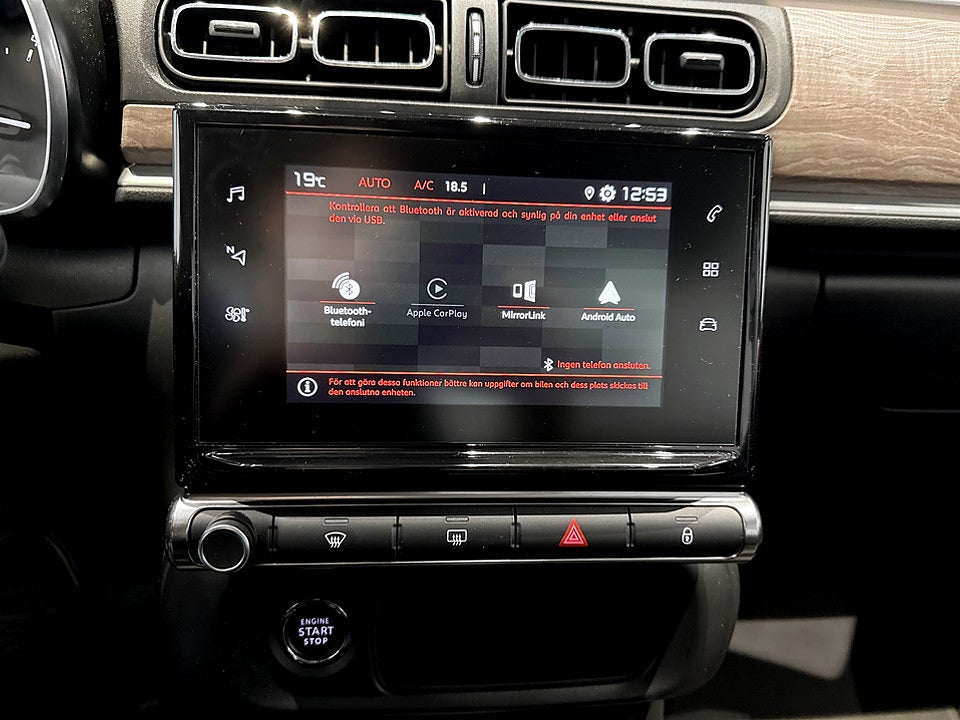 Bild på Citroën C3 Shine 1.2 PT 110hk Aut CARPLAY VÄRMARE