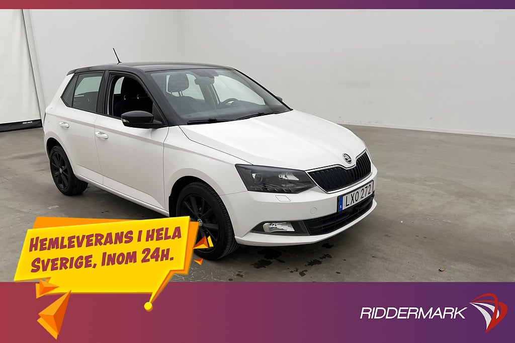 Skoda Fabia 1.0 TSI 95hk Style Värmare Keyless CarPlay AC