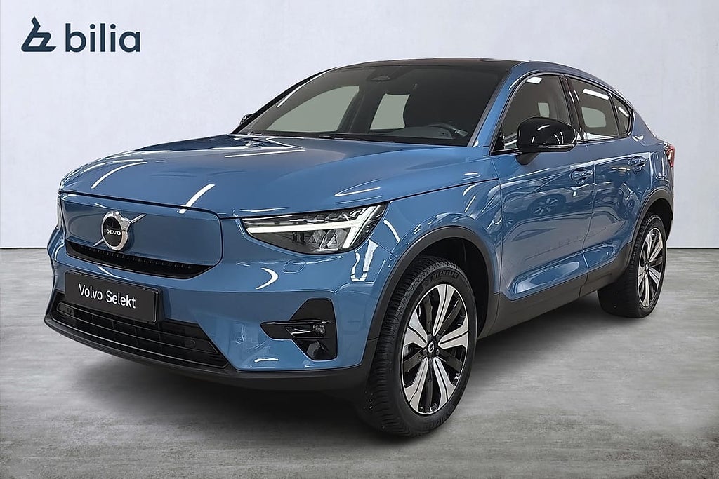 Volvo C40 Recharge Twin Plus/Dragkrok/Värmepump/Backkamer...