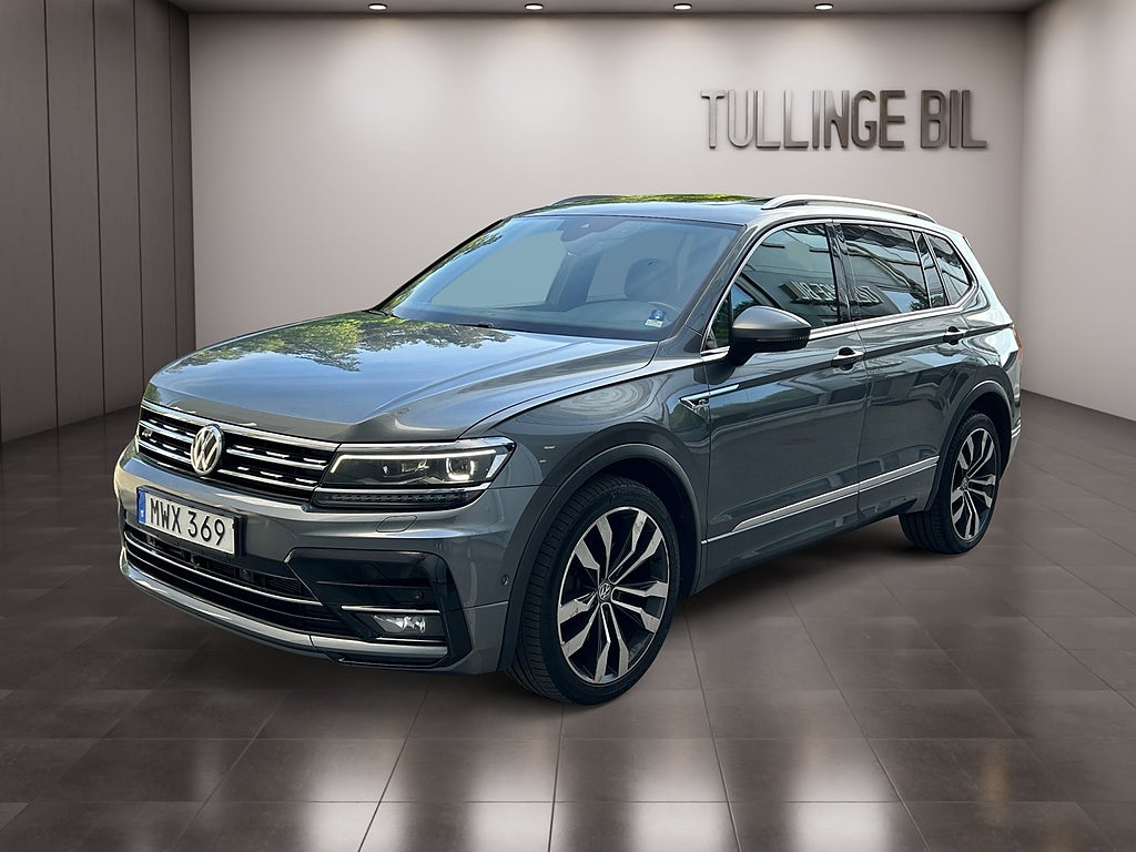 Volkswagen Tiguan Allspace TDI 4M 7-Sits R-Line Pano 360° D-Värm Drag 20"