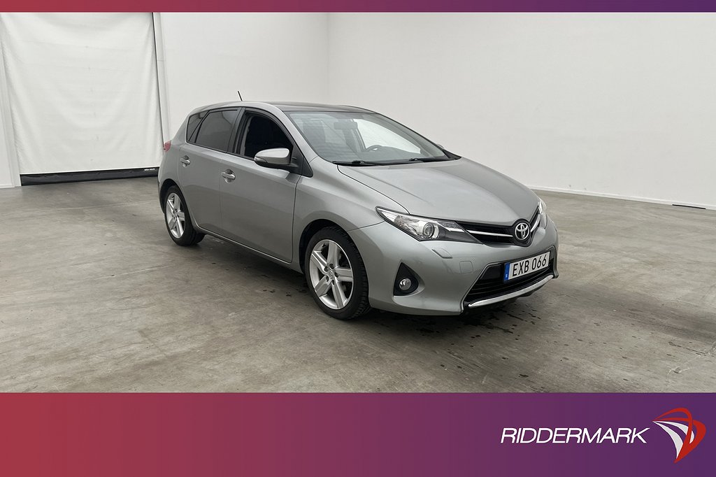 Toyota Auris 1.6 Valvematic 132hk Style Pano Kamera Två-bruk