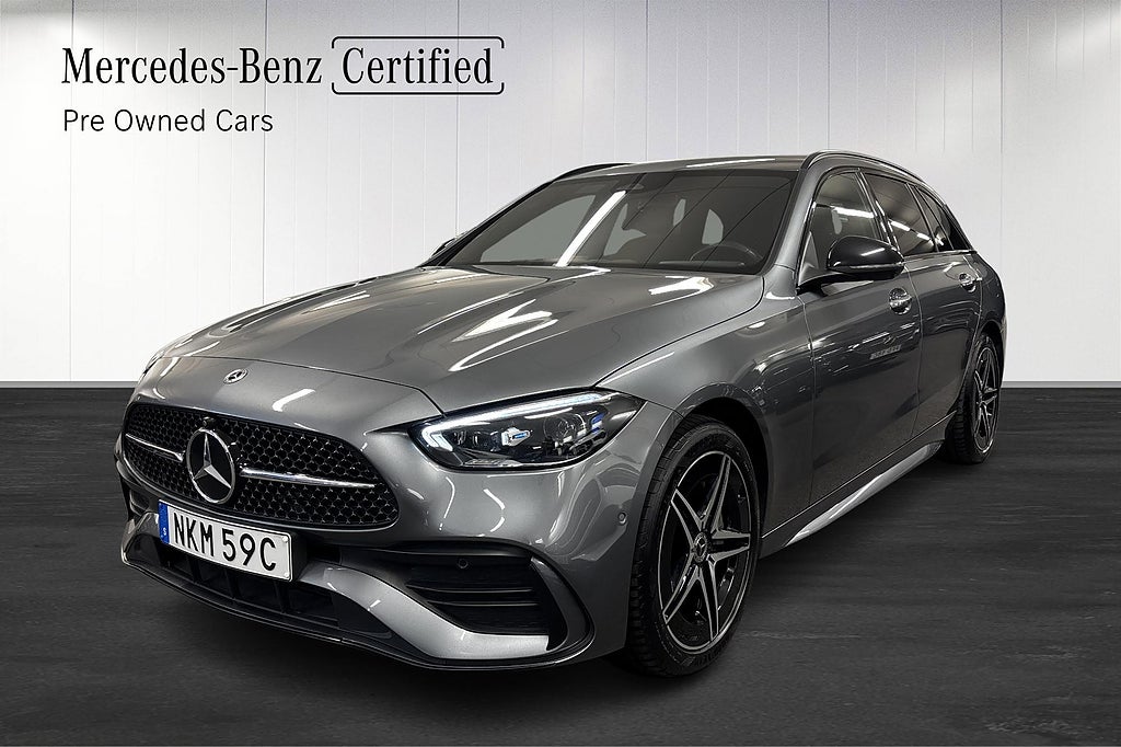 Mercedes-Benz C 300 T d e 4MATIC AMG DRAGKROK 360 kamera