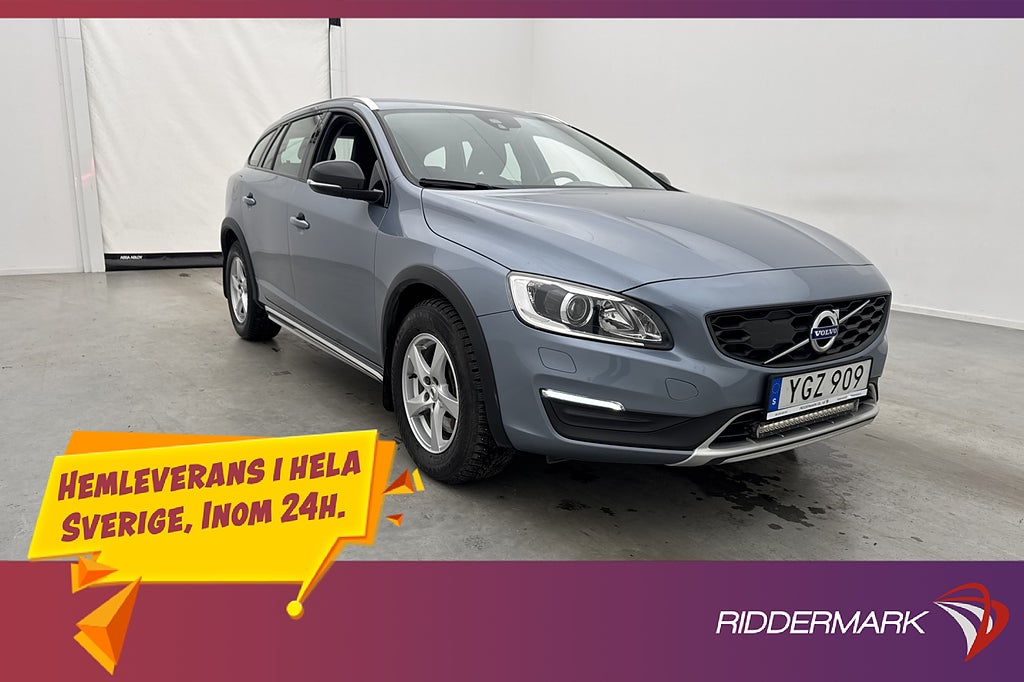 Volvo V60 Cross Country D4 190hk AWD Momentum Värmare Navi
