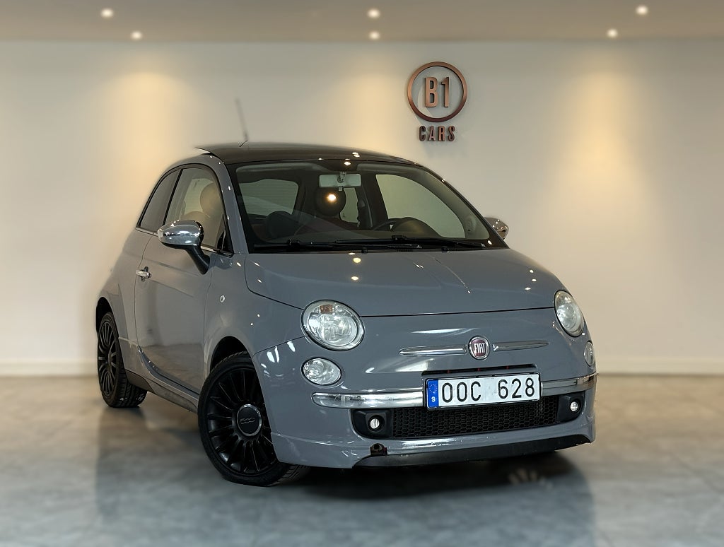 Fiat 500 1.2 8V Dualogic Lounge PANORAMA NYBES NYSERVAD P-SENSOR