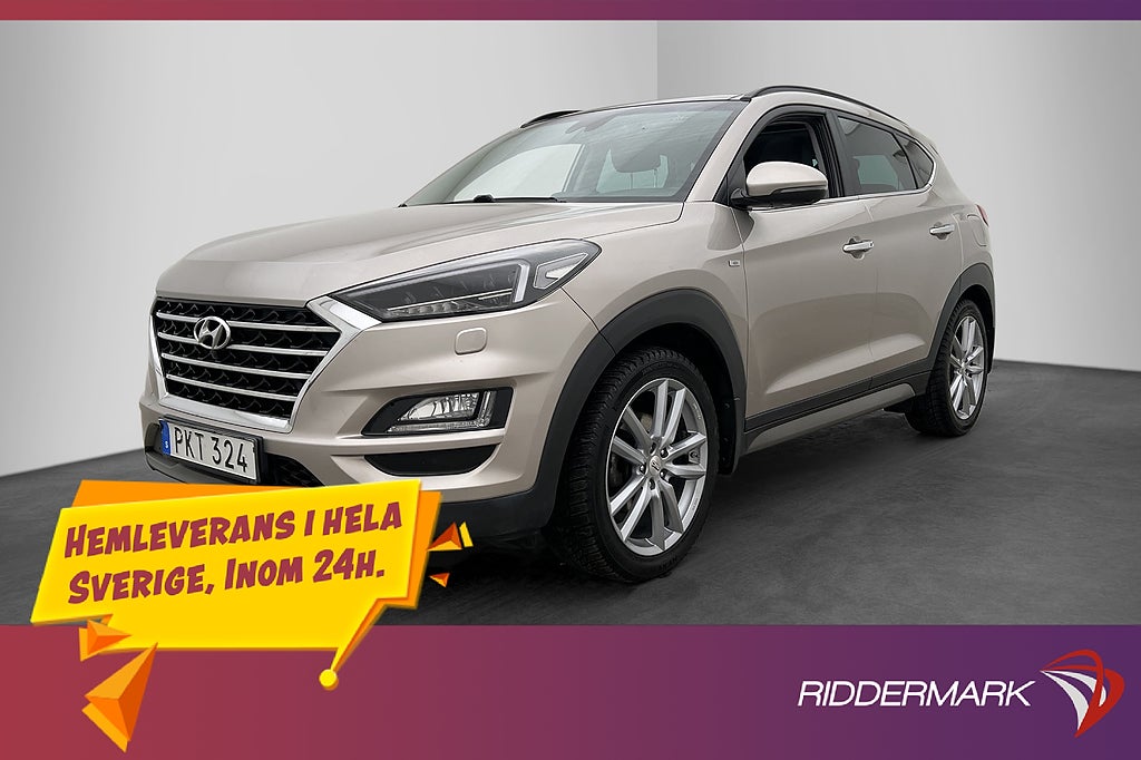 Hyundai Tucson CRDi 4WD Premium Drag Pano Skinn 360° Krell