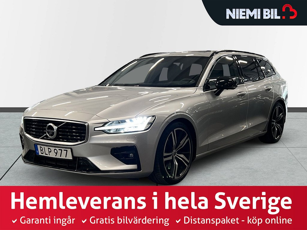 Volvo V60 T5 Geartronic R-Design S&V-hjul/Skinn/360/H/K/Pano