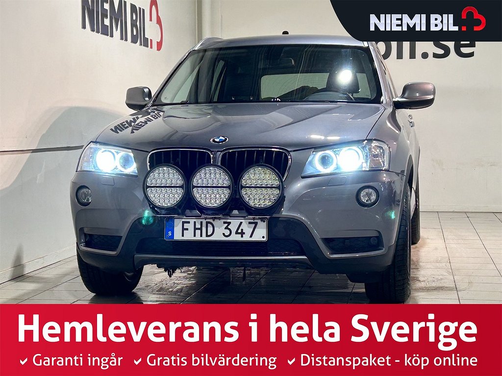 BMW X3 xDrive20d Steptronic Kamera Dragkrok Rattvärme SoV