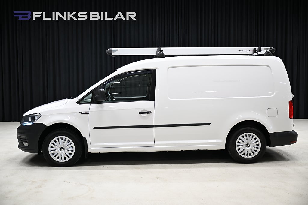 Volkswagen Caddy Maxi DSG 102HK Servicebil|Inredd|Pipetube|Drag|Värmare|Moms