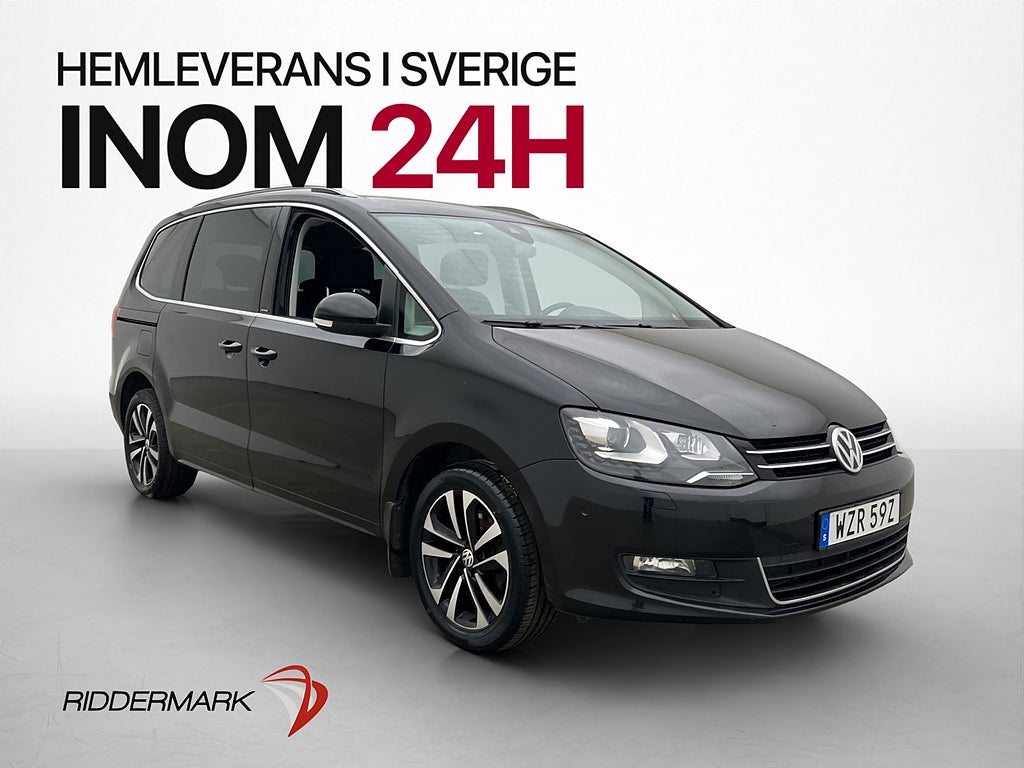 Volkswagen Sharan 2.0 TDI 7 sits Drag Värm Pano El-dörrar