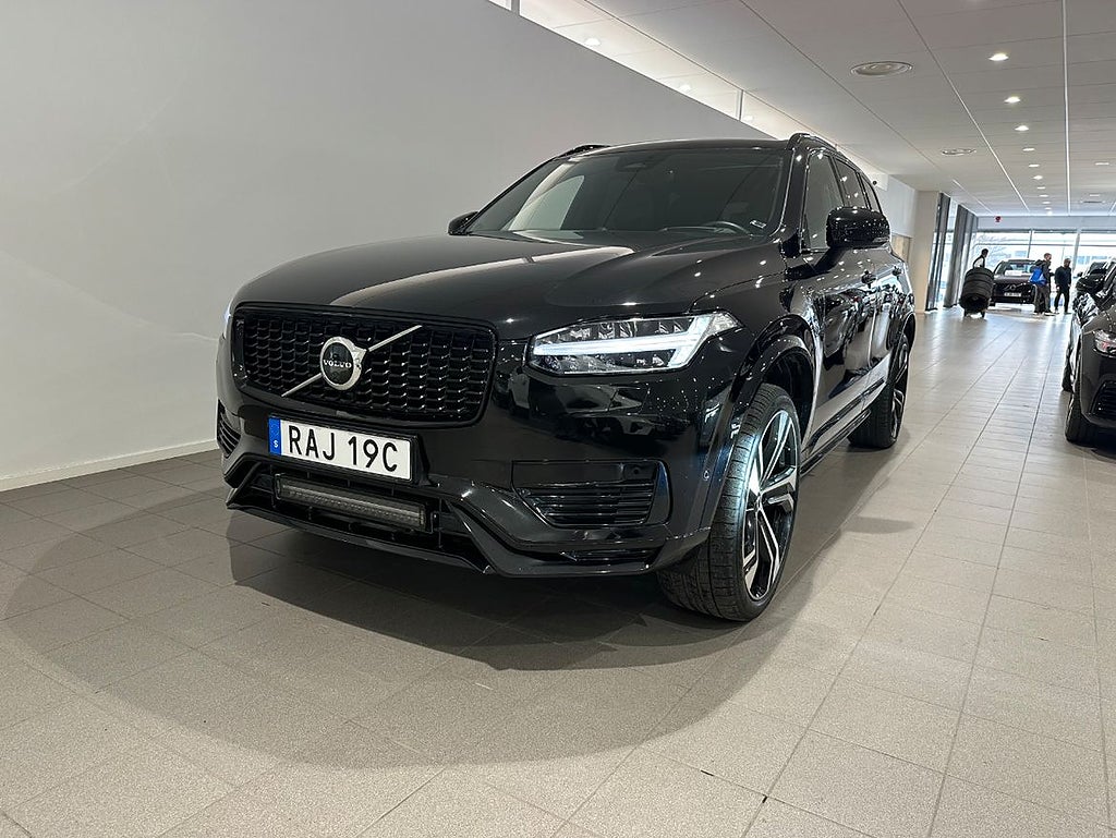 Volvo XC90 7 Säten Recharge T8 Ultimate Dark Edition, Dragkrok, 360 Kamera,