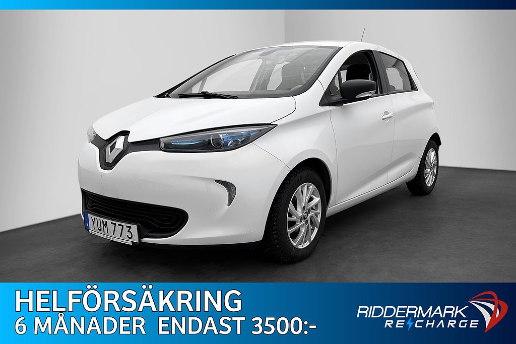 Renault Zoe R90 41 kWh Friköpt Batteri Navigation Sensorer