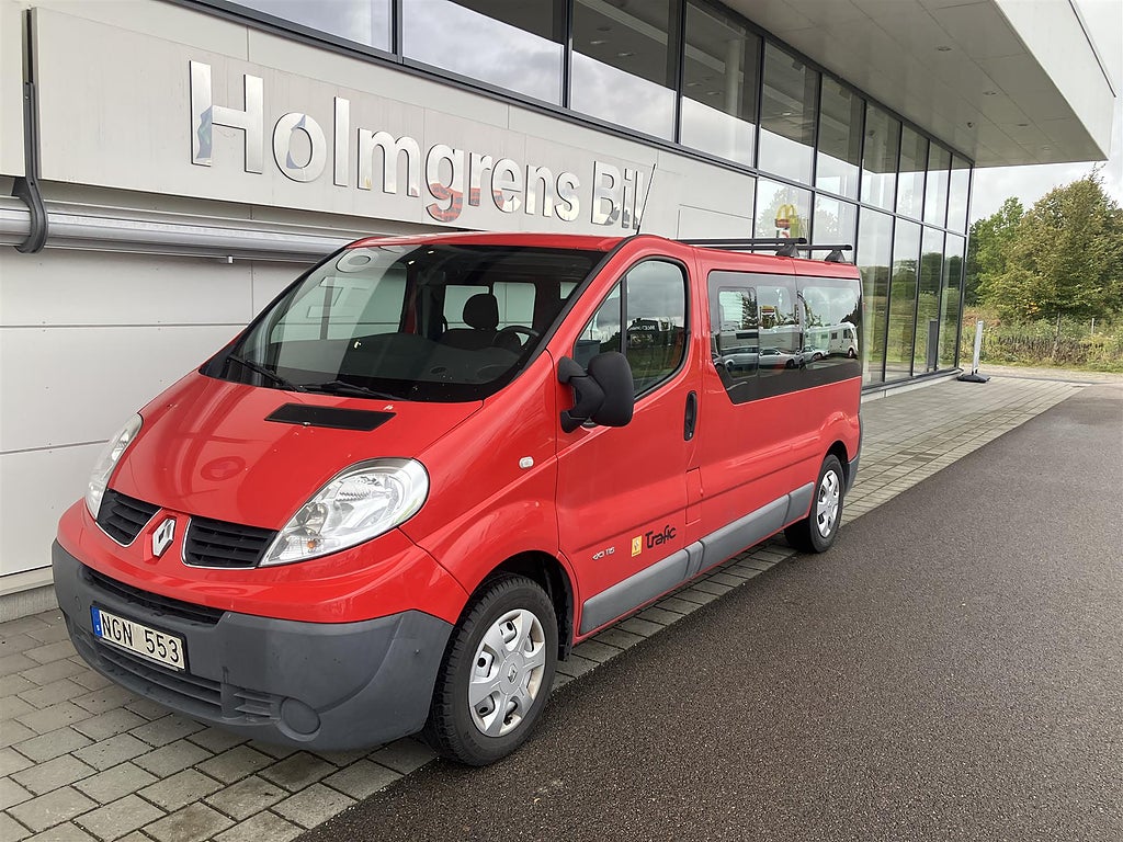 Renault Trafic Drag Värmare Låga Mil 8 Sits | Ränta 1,99%