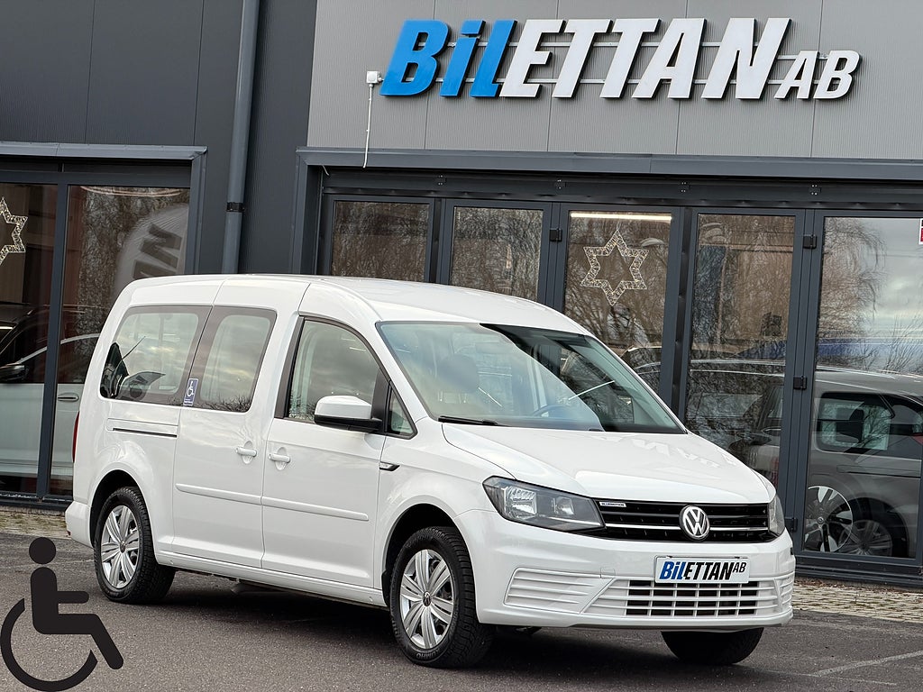 Volkswagen Caddy Maxi Life 1.4 TGI Euro 6|Handikappanpassad|Moms