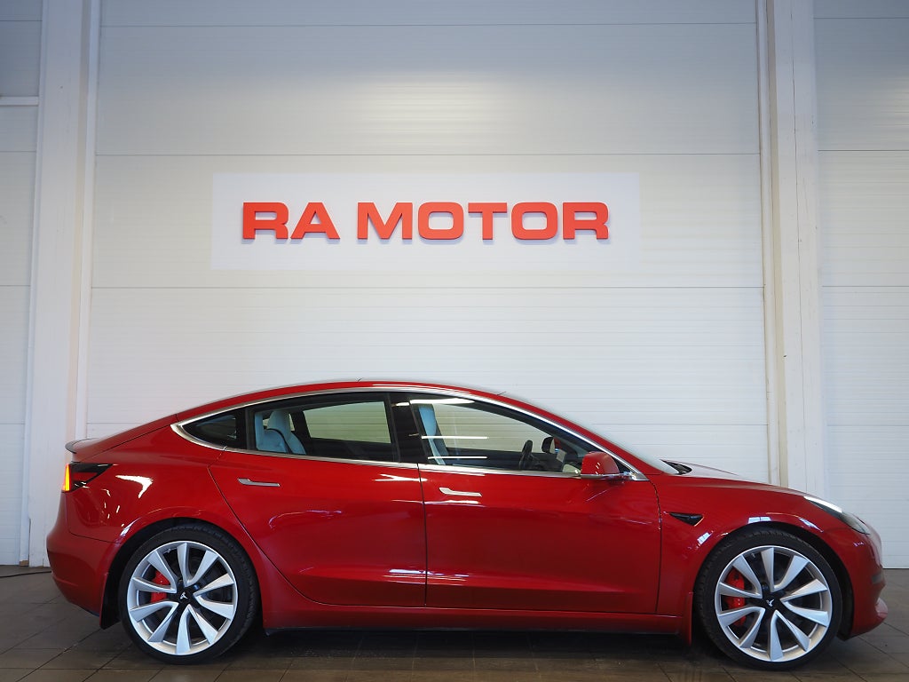 Tesla Model 3 Performance 513hk PPF Läder 20" Stiletto 2019